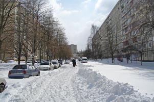 Киев, снегопад 2013 года
